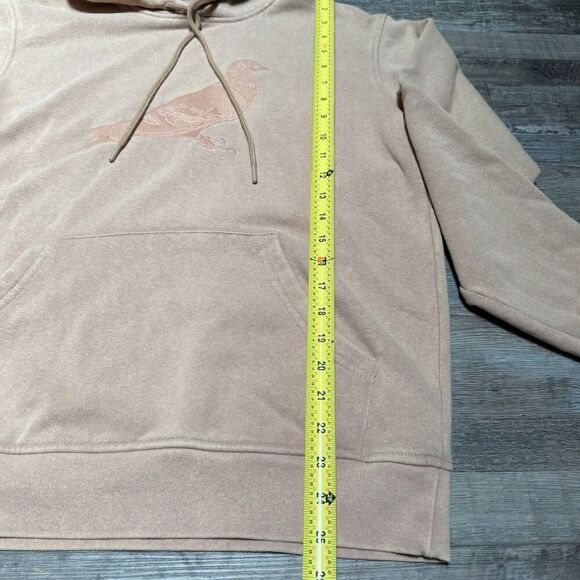 Staple Pigeon Hoodie Sweatshirt Small Tan Embroidered Broadway Pullover Logo - Picture 8 of 8